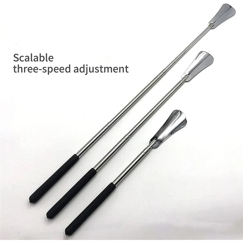 Extra Long Stainless Steel Shoe Horn Metal Handled Shoehorn For Easy Footwear Use 2