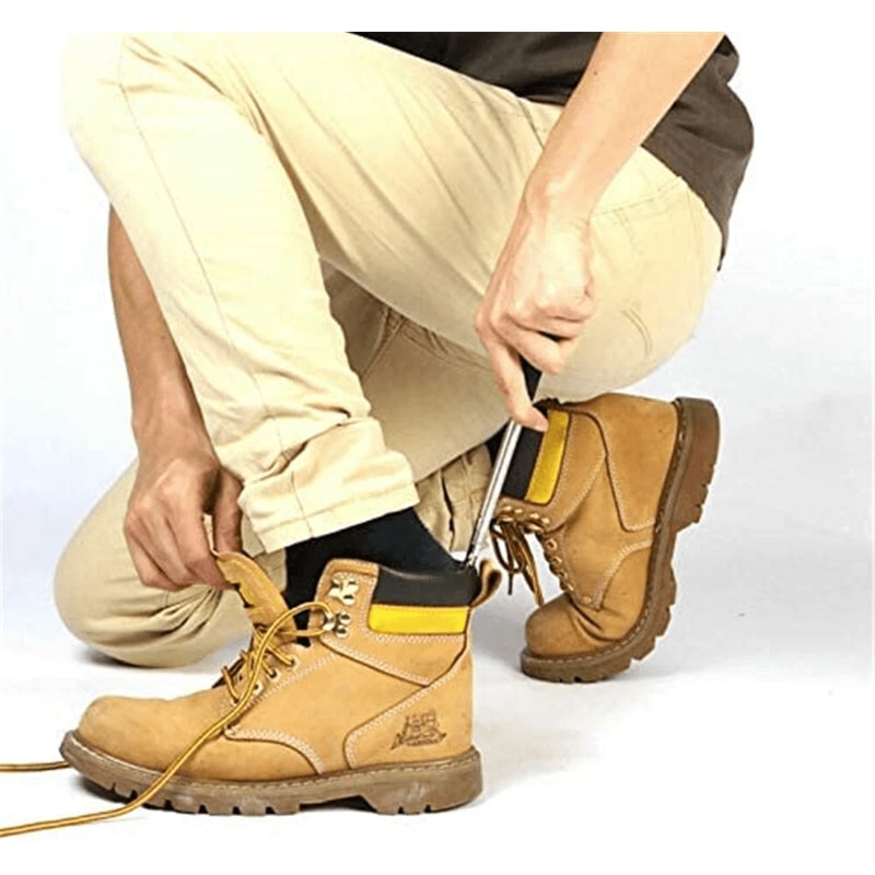 Extra Long Stainless Steel Shoe Horn Metal Handled Shoehorn For Easy Footwear Use 0