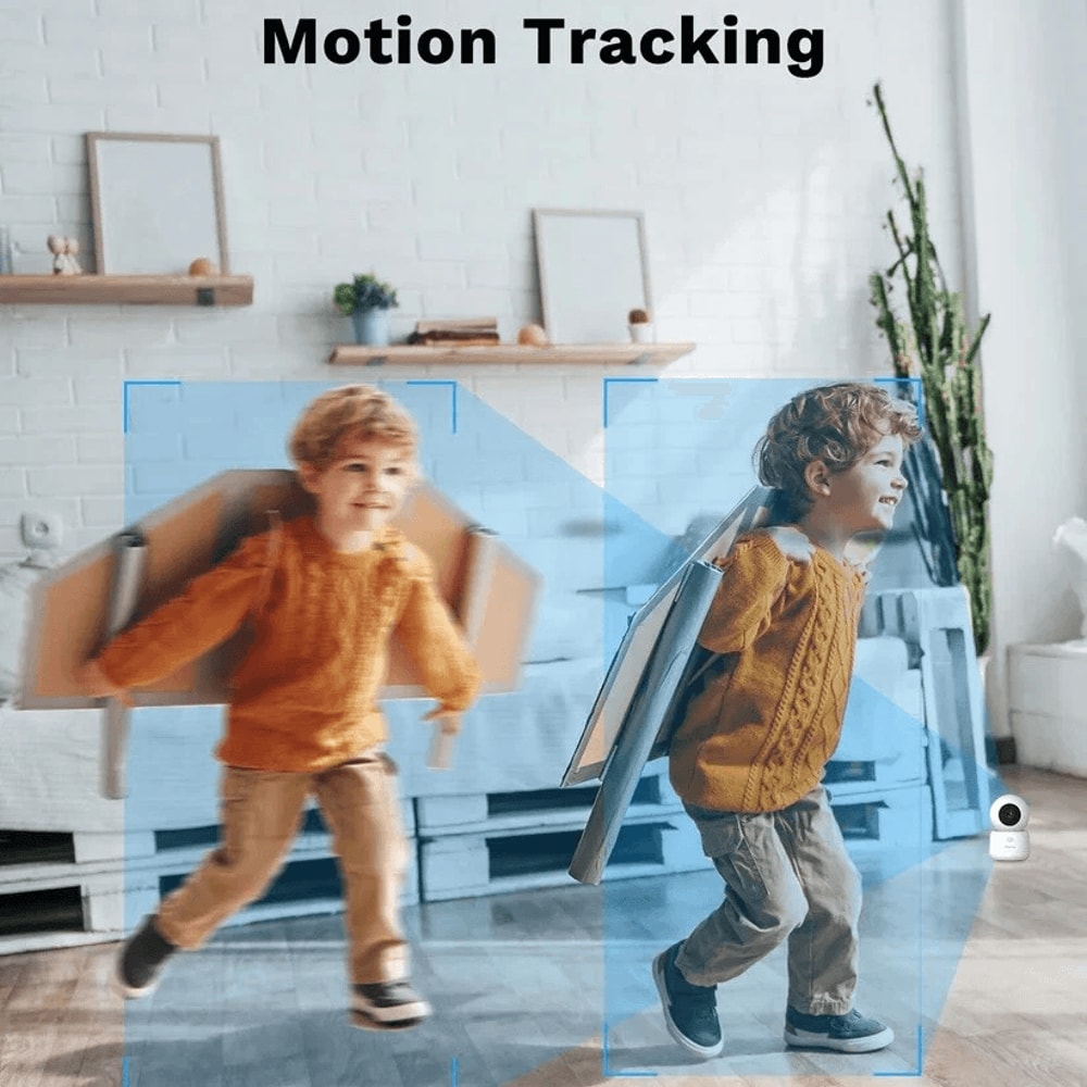 Lifoarey Indoor Home Security Camera With Baby Monitor 2 Way Audio Night Vision 1