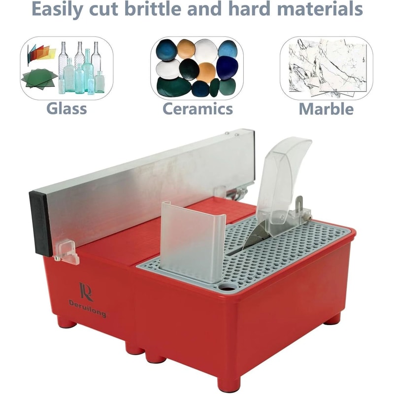 Glass Bottle Cutter Trim Saw With DiamondCoated Blade Precision Glass Cutting Tool For DIY Projects 6