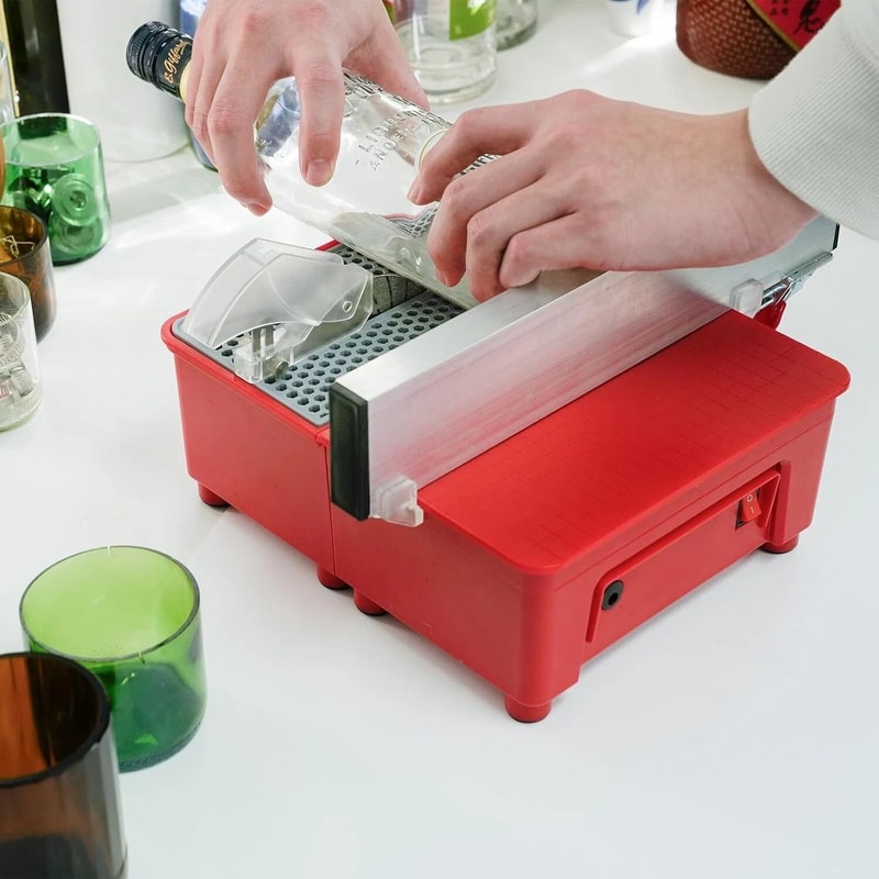 Glass Bottle Cutter Trim Saw With DiamondCoated Blade Precision Glass Cutting Tool For DIY Projects 7