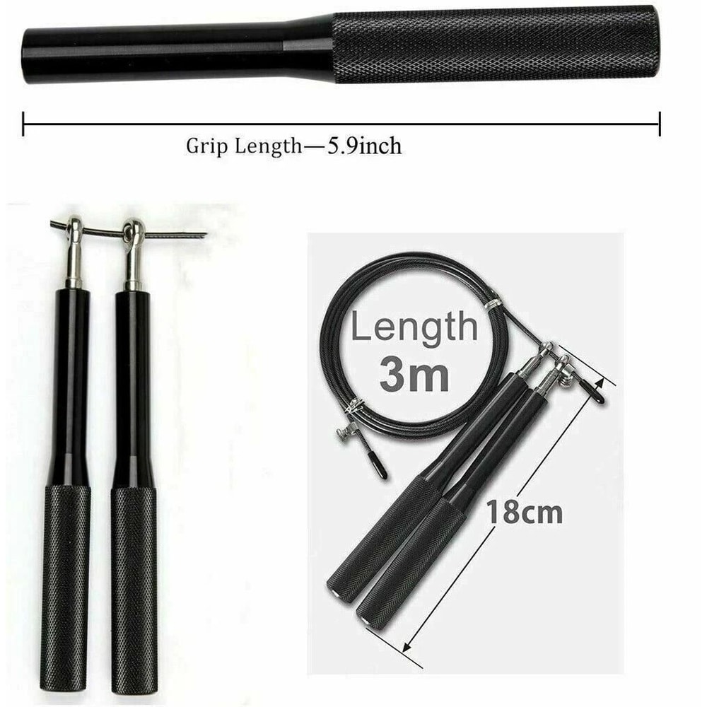 Weighted Jump Rope For Crossfit Boxing Speed Ball Bearing Beaded Rope For Fitness Gym Workouts 4