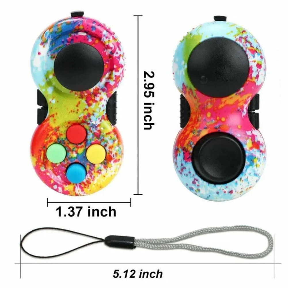 Fidget Controller Pad Stress Reducer Game Pad For ADD Anxiety Relief 1