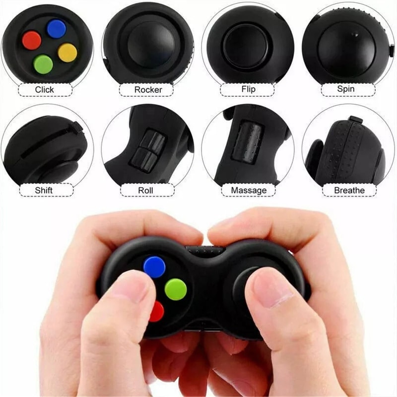 Fidget Controller Pad Stress Reducer Game Pad For ADD Anxiety Relief 2