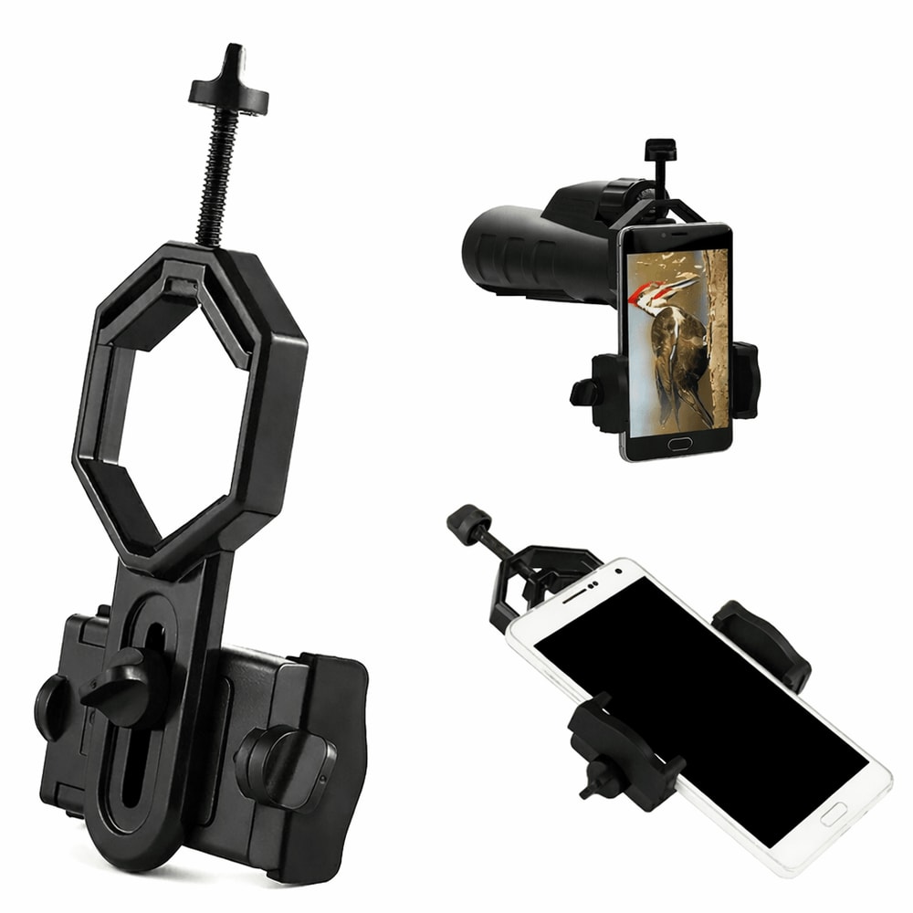 Universal Cell Phone Mount Adapter For Telescope Monocular Ideal For Spotting Scopes 0