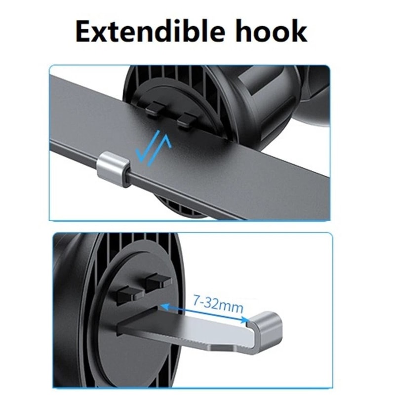 Car Air Vent Phone Holder Universal Mount For IPhone Samsung Android Convenient Clamp Stand For Tru 1