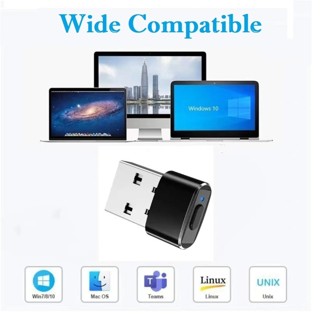 USB Mouse Jiggler Undetectable Wiggler For Computer Laptop Keep Your System Active No Interruption 1