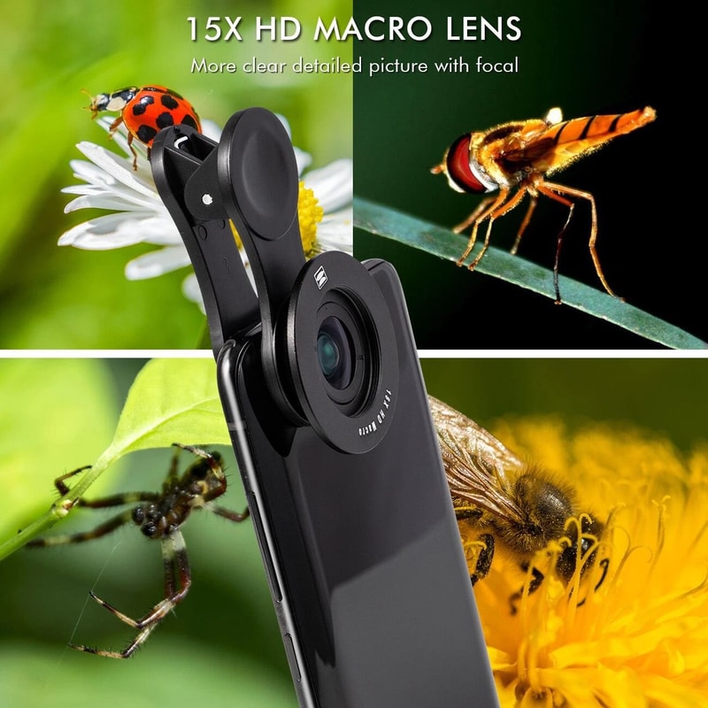 Professional Camera Lens Kit For IPhone Samsung Smartphones 4