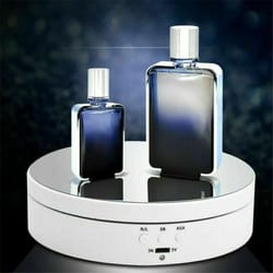 electric rotating display stand motorized jewelry photography holder for showcasing