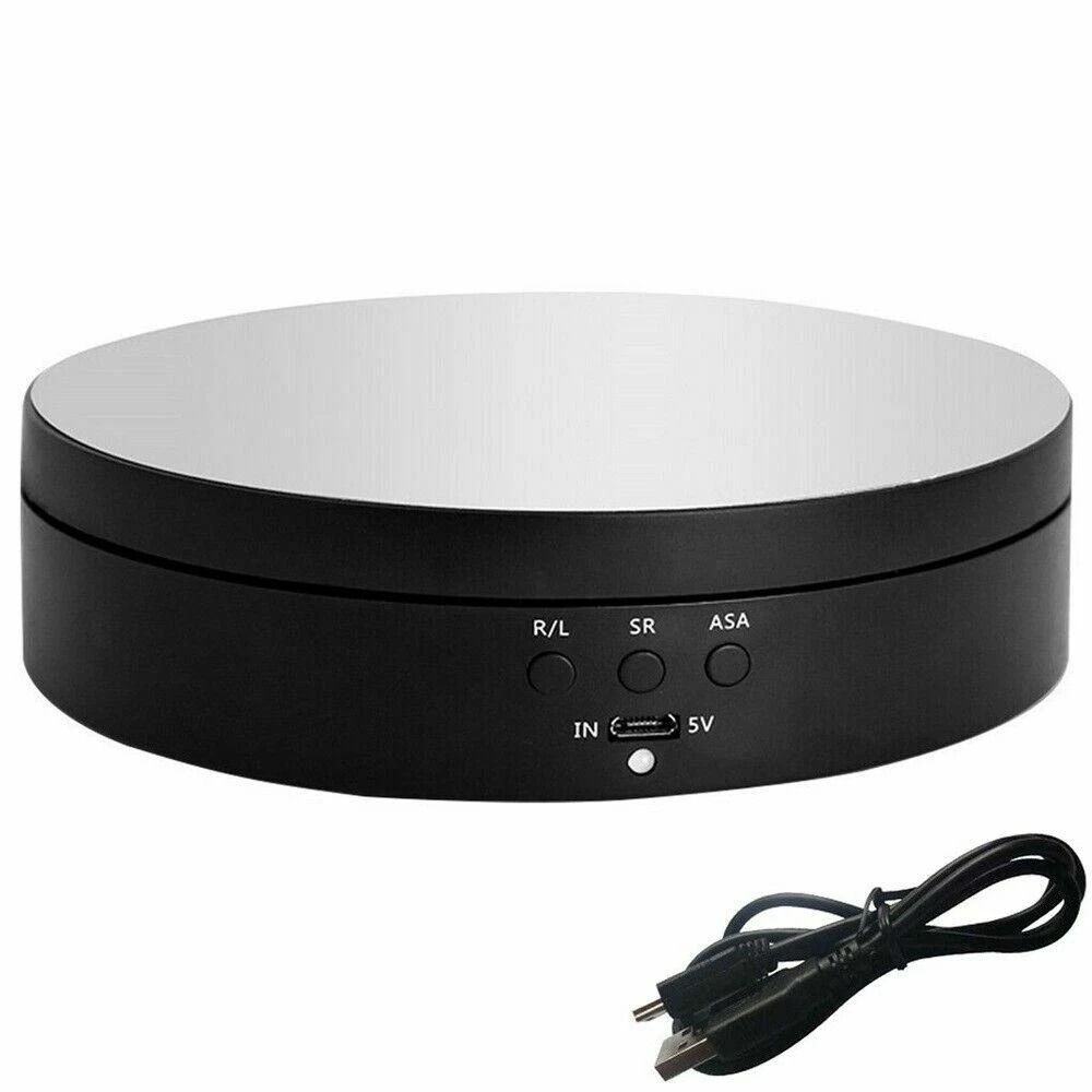 Electric Rotating Display Stand Motorized Jewelry Photography Holder For Showcasing 6