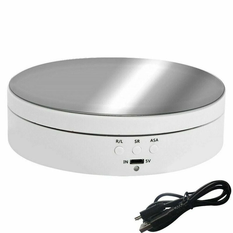 Electric Rotating Display Stand Motorized Jewelry Photography Holder For Showcasing 5