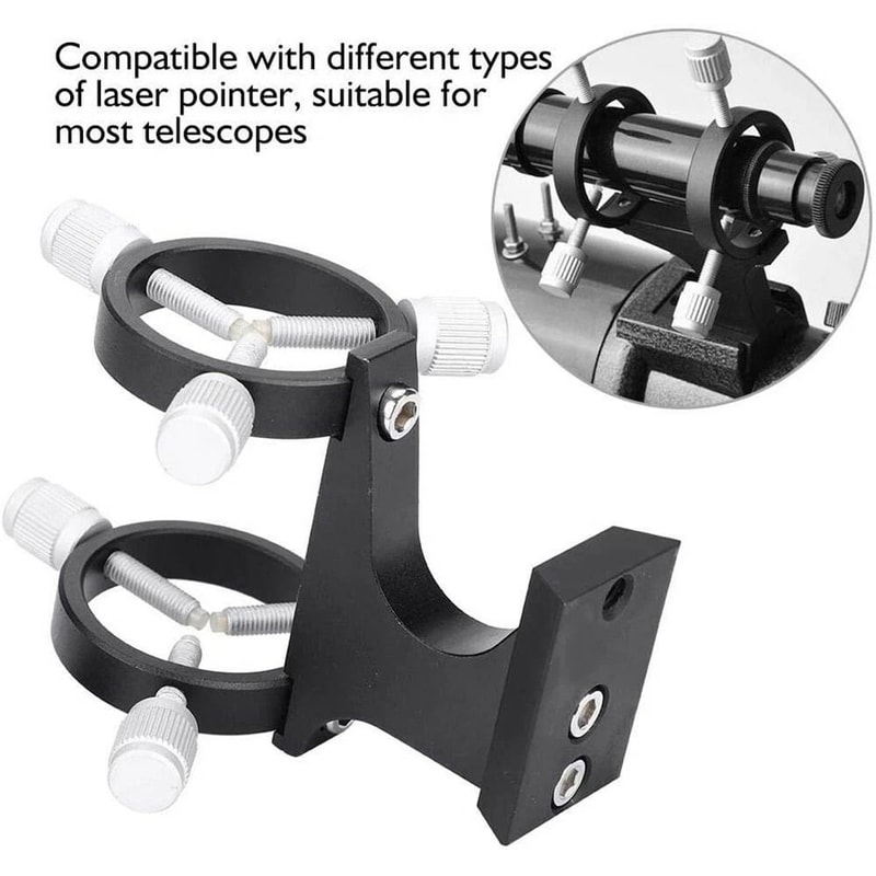 Aluminum Adjustable Laser Pointer Finder Scope Bracket For Astronomical Telescopes 2