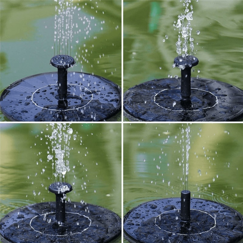 Solar Power Bird Bath Fountain Pump With Solar Fountain And Nozzles EcoFriendly Garden Water Featur 4