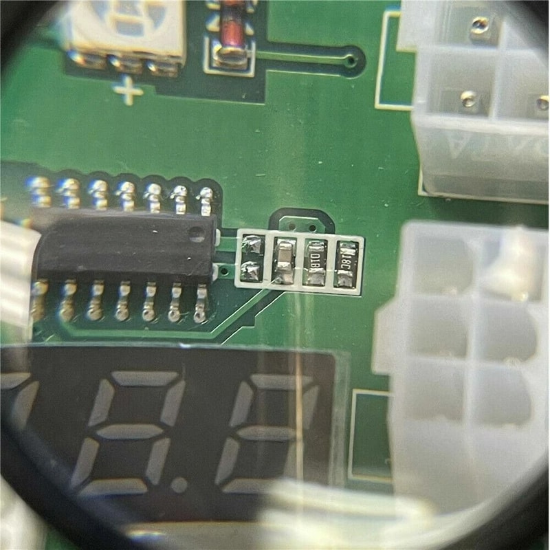 35X High Power Magnifying Glass For Jewelry Coins Crafts NonSlip Handle Durable Lens 2