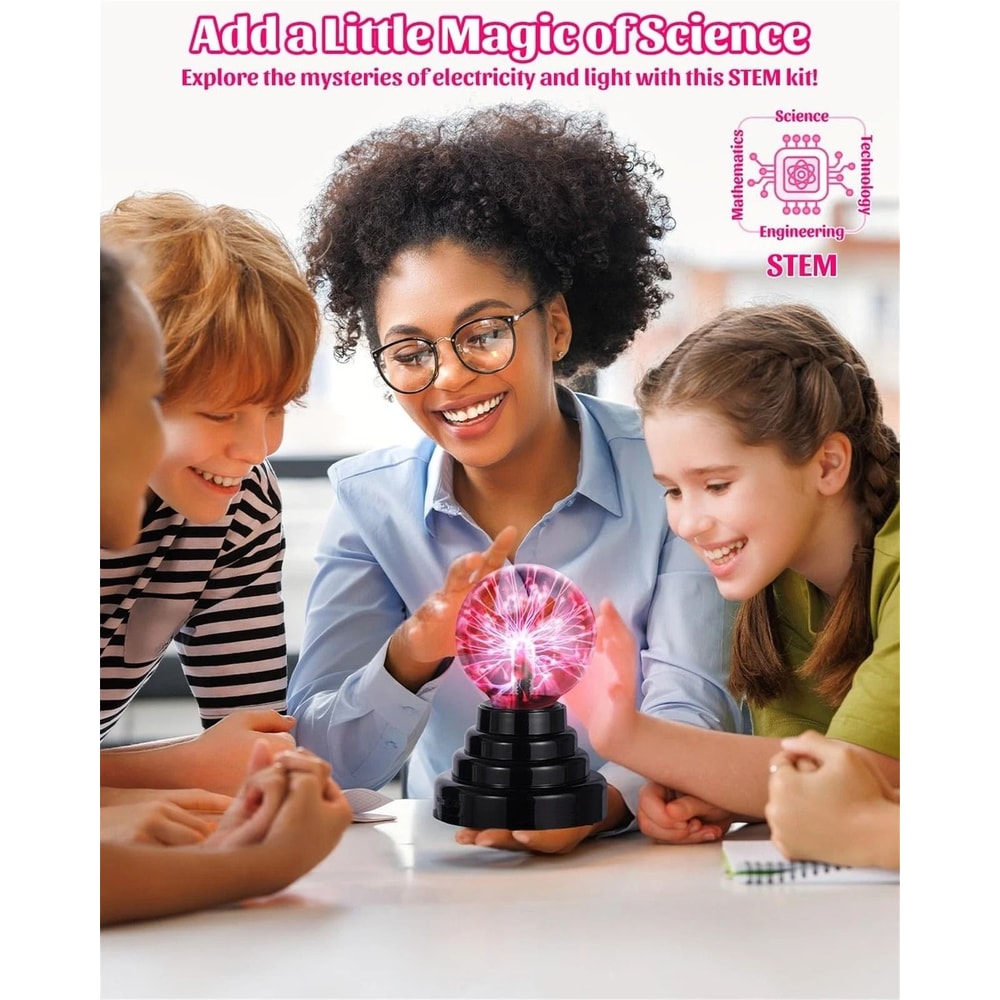 Plasma Globe Touch Sound Sensitive Lamp Electric Lightning Novelty Light For Home Decor Entertain 2