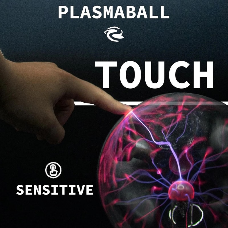 Plasma Globe Touch Sound Sensitive Lamp Electric Lightning Novelty Light For Home Decor Entertain 5