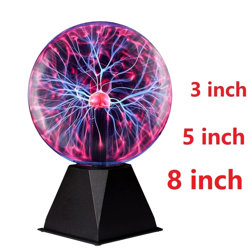 Plasma Globe Touch Sound Sensitive Lamp Electric Lightning Novelty Light For Home Decor Entertain 6