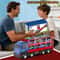 Dual Track Transport Truck With Die Cast Cars Kids Racing Toy Set 3