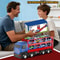 Dual Track Transport Truck With Die Cast Cars Kids Racing Toy Set 3