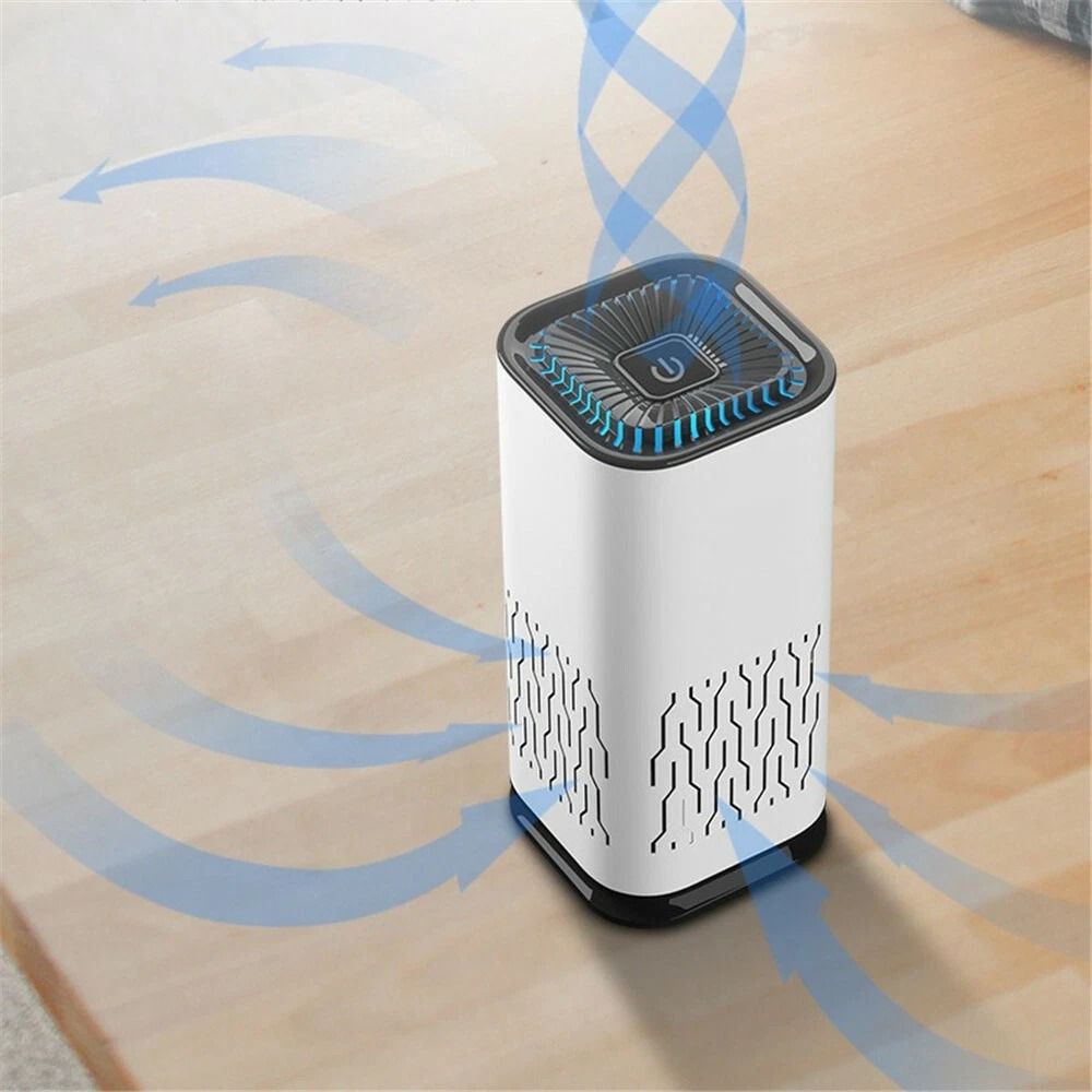 UV Air Purifier Odor Eliminator For Small Rooms Pet Dander Odor Cleaner 9