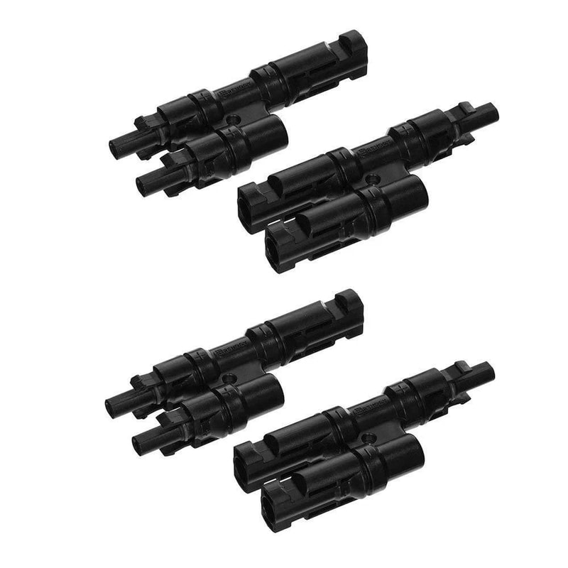 Solar Panel T Branch Connectors Cable Splitter Coupler Combiner For Efficient Power Distribution 0