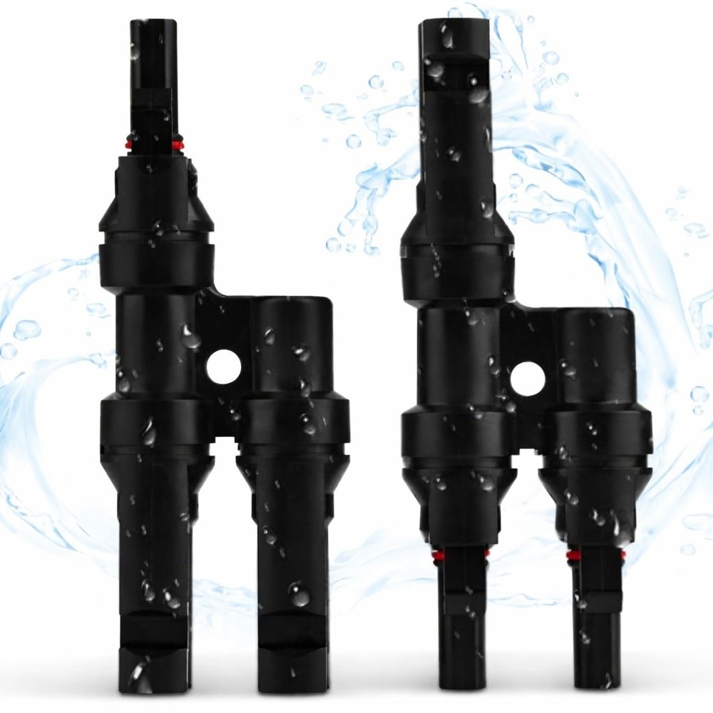 Solar Panel T Branch Connectors Cable Splitter Coupler Combiner For Efficient Power Distribution 0