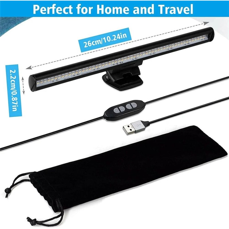 USB LED Screen Bar Light Eye Caring Dimmable Desk Lamp For Monitors 0