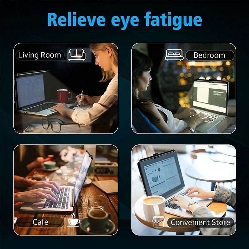 USB LED Screen Bar Light Eye Caring Dimmable Desk Lamp For Monitors 3