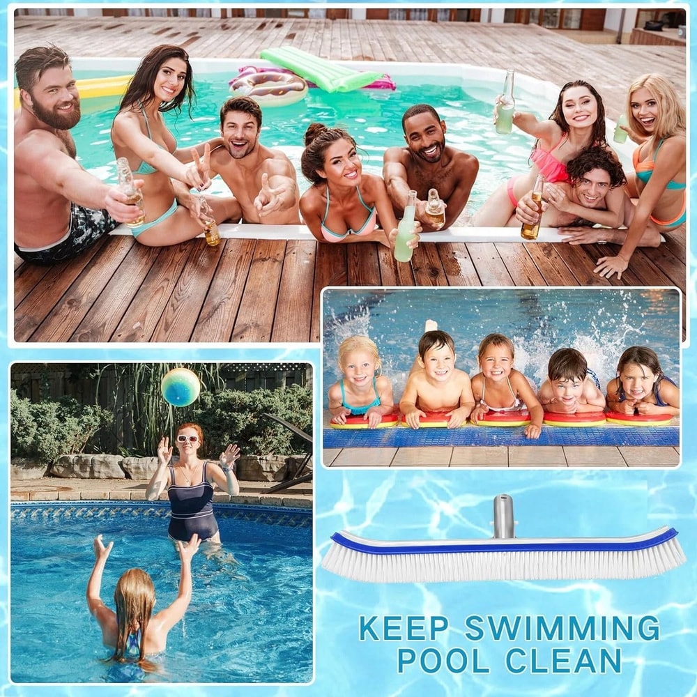 Heavy Duty Pool Cleaning Brush For Wall Floor Maintenance 2