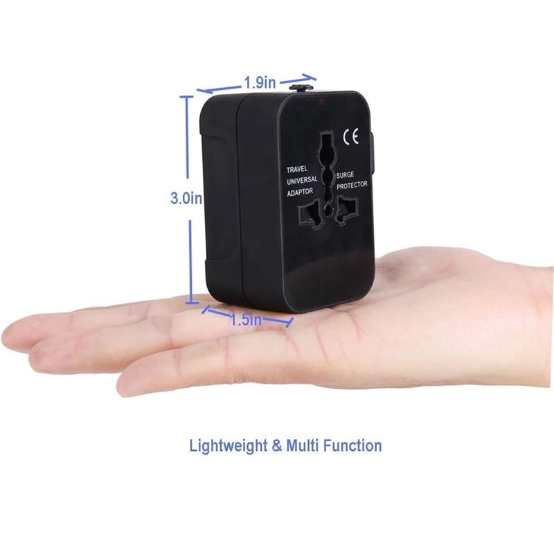 Universal Travel Adapter All In One International Power Plug For Worldwide Use 1