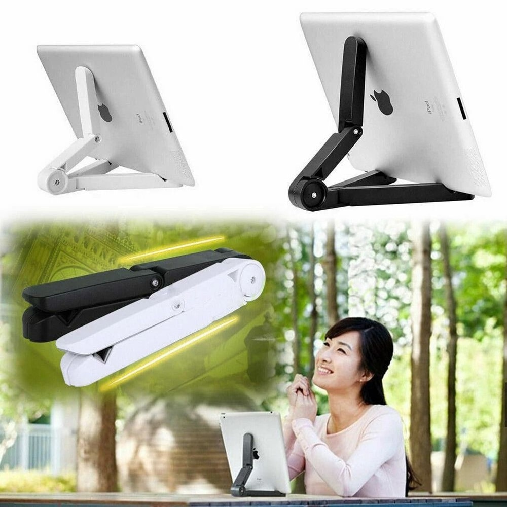 Adjustable Portable Tablet Stand For IPad Folding AntiSlip Desktop Holder Mount 5