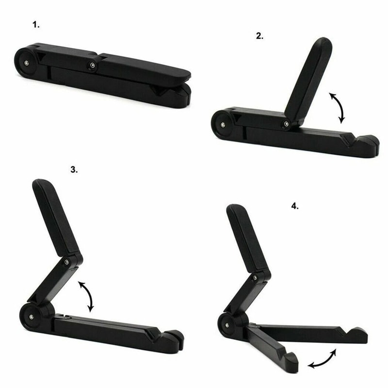 Adjustable Portable Tablet Stand For IPad Folding AntiSlip Desktop Holder Mount 1