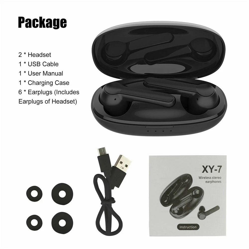 Wireless TWS Bluetooth Earbuds Mini Stereo In Ear Headset For True Wireless Sound 9