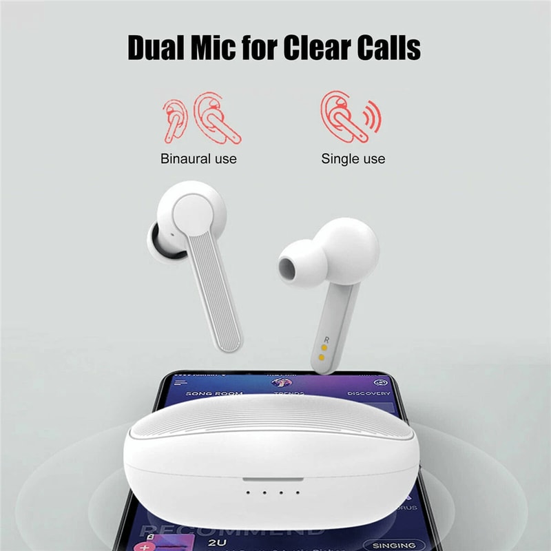 Wireless TWS Bluetooth Earbuds Mini Stereo In Ear Headset For True Wireless Sound 5
