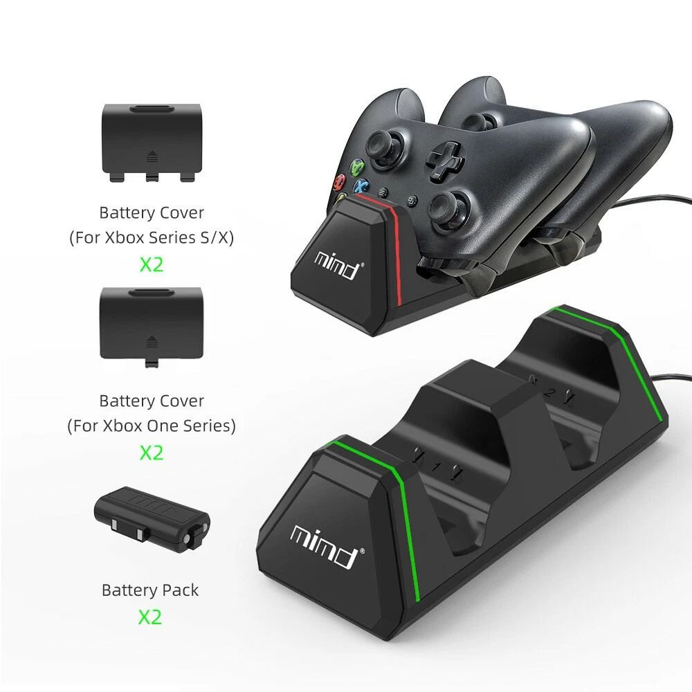 Xbox One Series XS Controller USB Charging Station Dock With Rechargeable Battery Pack Convenient D 1