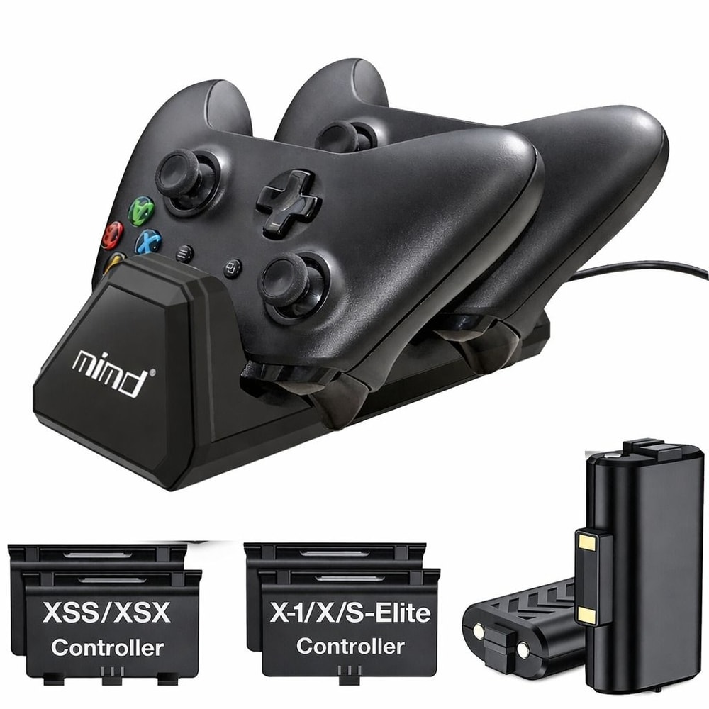 Xbox One Series XS Controller USB Charging Station Dock With Rechargeable Battery Pack Convenient D 0