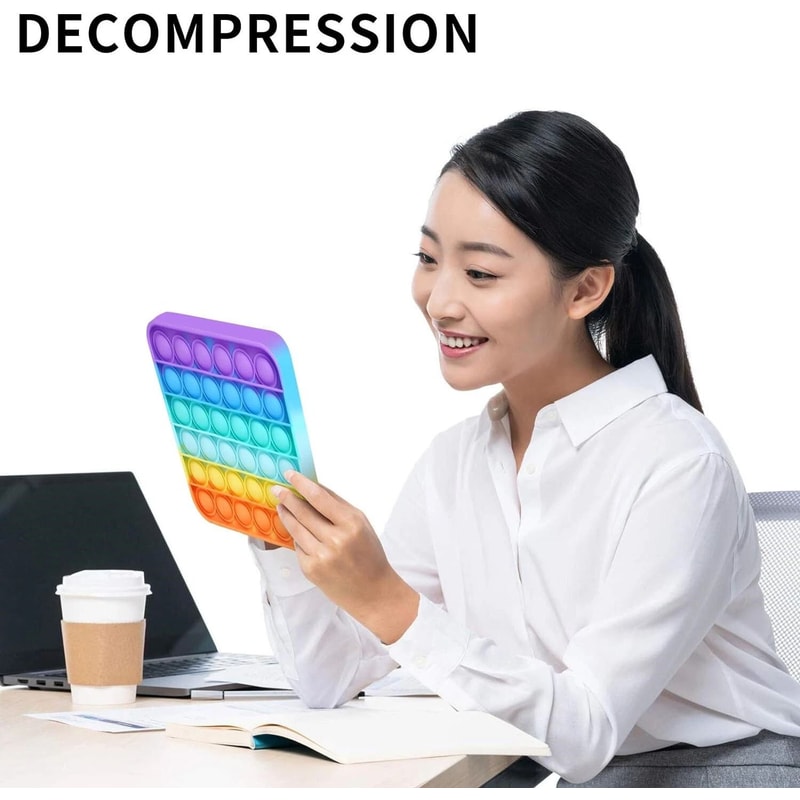 Silicone Pop Fidget Sensory Toy For Stress Anxiety Relief Perfect For Autism Special Needs 1