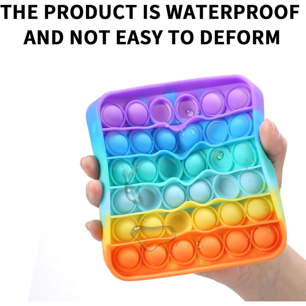 Silicone Pop Fidget Sensory Toy For Stress Anxiety Relief Perfect For Autism Special Needs 4