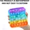 Silicone Pop Fidget Sensory Toy For Stress Anxiety Relief Perfect For Autism Special Needs 4