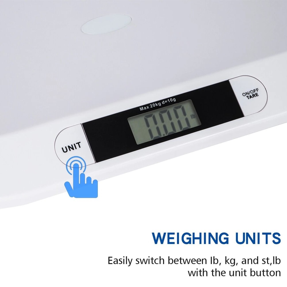 Digital Pet Baby Weighing Scale Capacity LCD Display For Newborns Pets Accurate Weight Measuremen 5