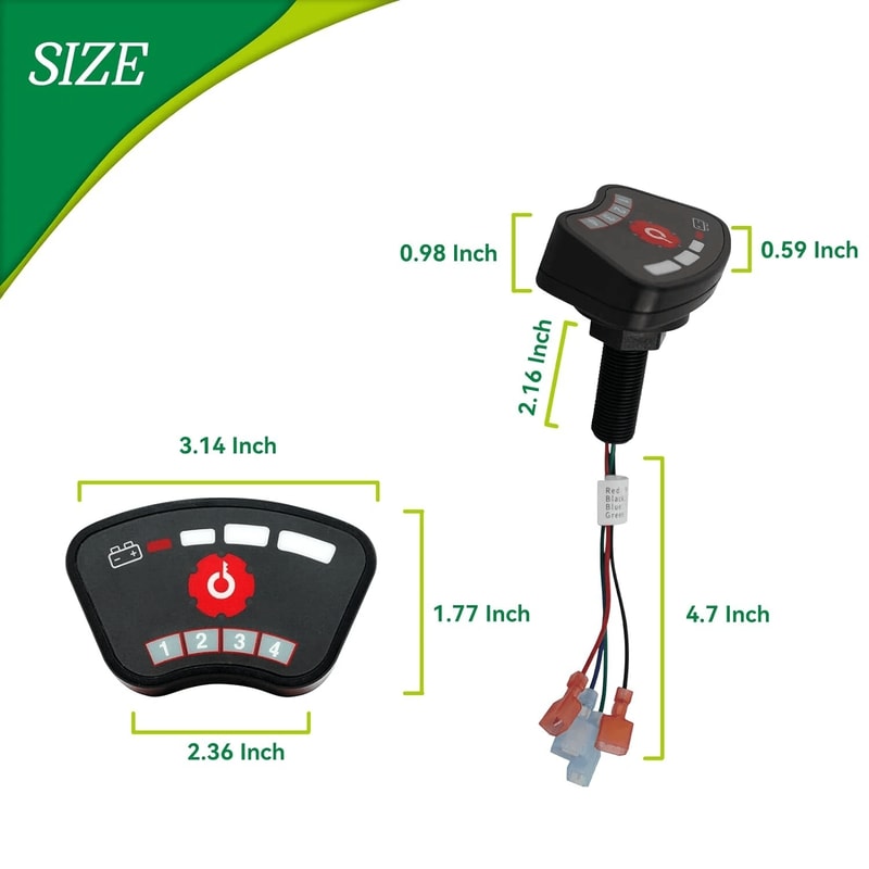 Golf Cart Keyless Ignition Switch For EZGO Club Car Yamaha 36V 48V Compatibility 1