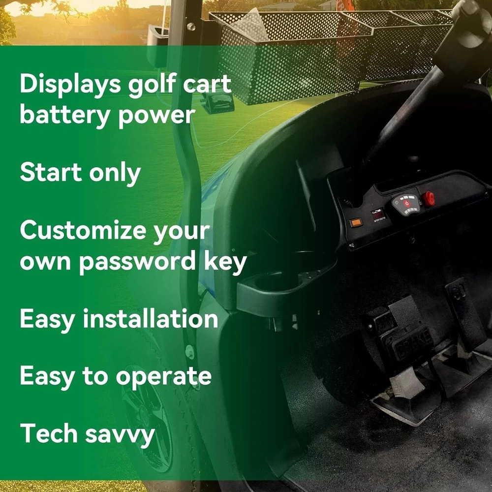 Golf Cart Keyless Ignition Switch For EZGO Club Car Yamaha 36V 48V Compatibility 2