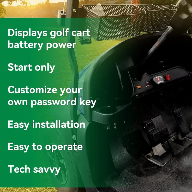 Golf Cart Keyless Ignition Switch For EZGO Club Car Yamaha 36V 48V Compatibility 2