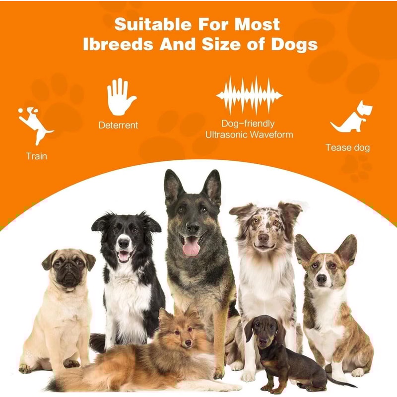 Dog Bark Deterrent Device Anti Barking Trainer With Dual Sensors For Effective Control 6
