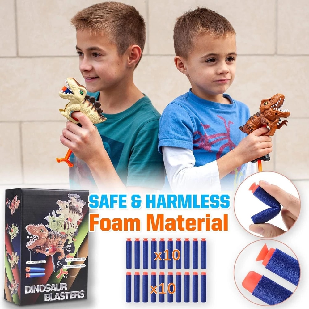 T Rex Stegosaurus Dinosaur Blaster Gun Toys For Boys 1