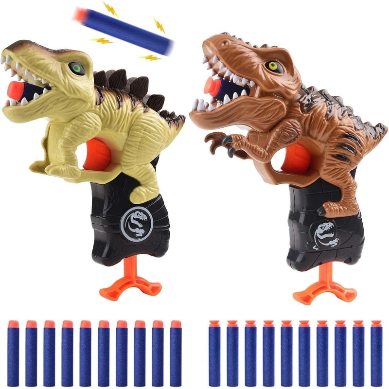 T Rex Stegosaurus Dinosaur Blaster Gun Toys For Boys 0