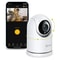 Smart Indoor Security Camera With Night Vision 2 Way Audio Perfect Baby Monitor 0