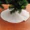White Plush Xmas Tree Skirt Faux Fur Carpet Festive Christmas Decoration For Your Tree 3