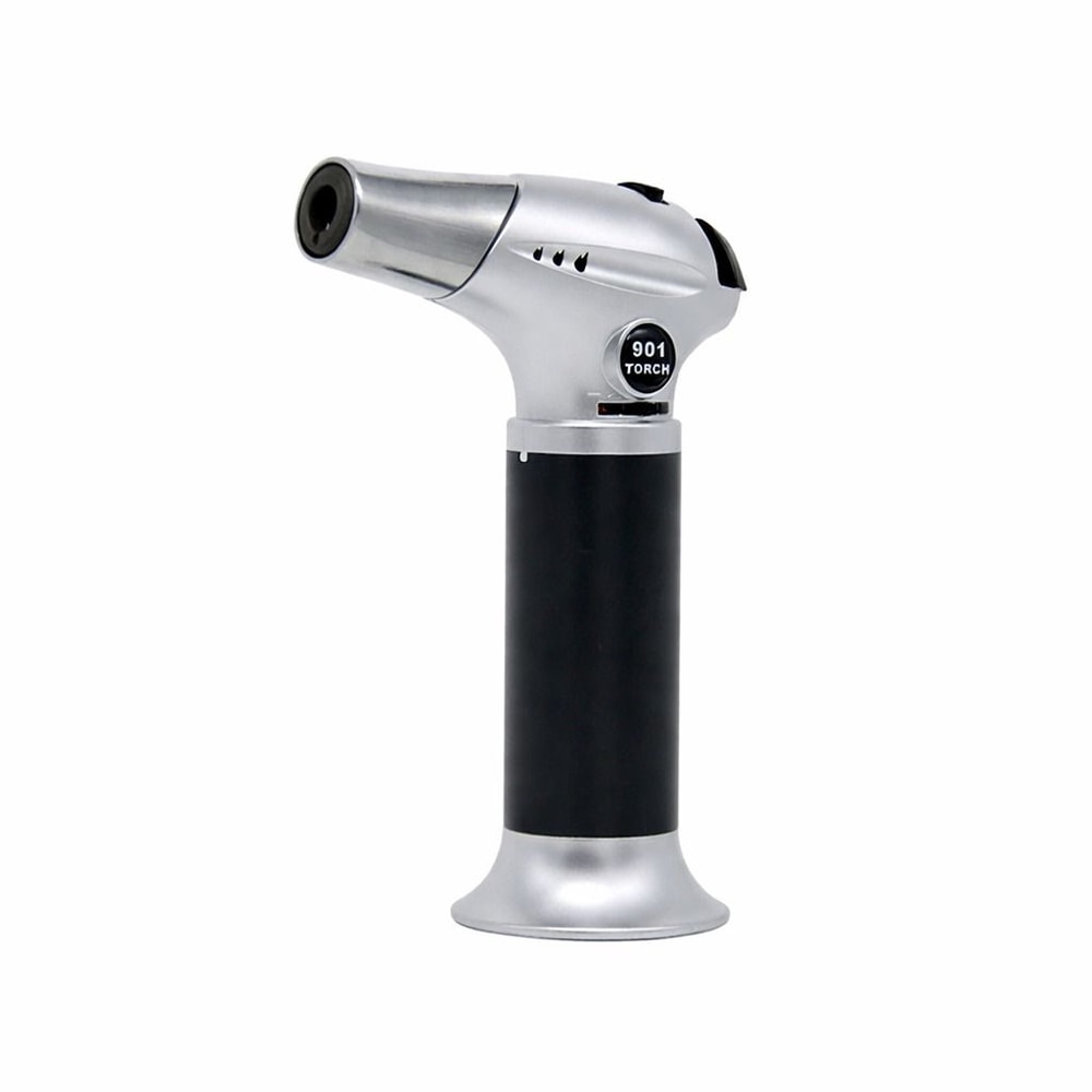 Butane Torch Lighter Adjustable Flame Windproof Refillable Gas Perfect For Welding Outdoor Use 0