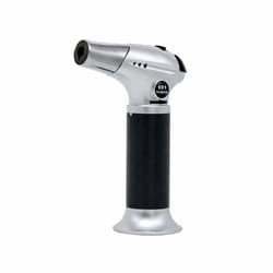 butane torch lighter adjustable flame, windproof, refillable gas perfect for welding & outdoor use